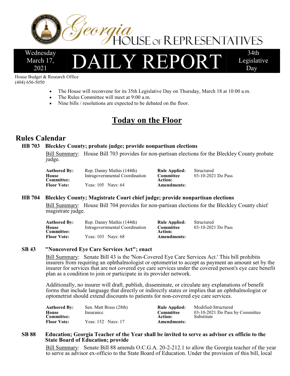 DAILY REPORT Day