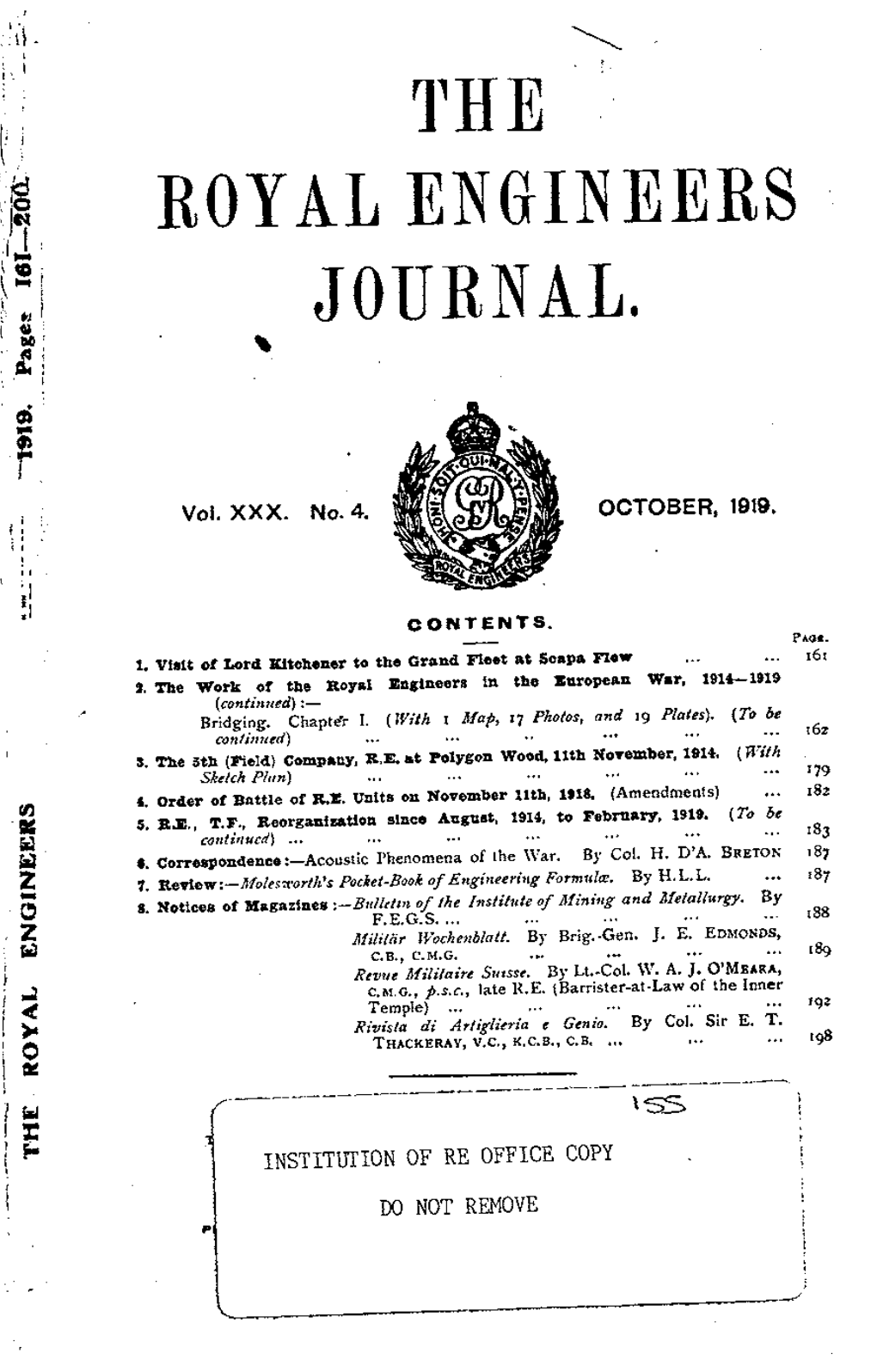 The Royal Engineers Journal