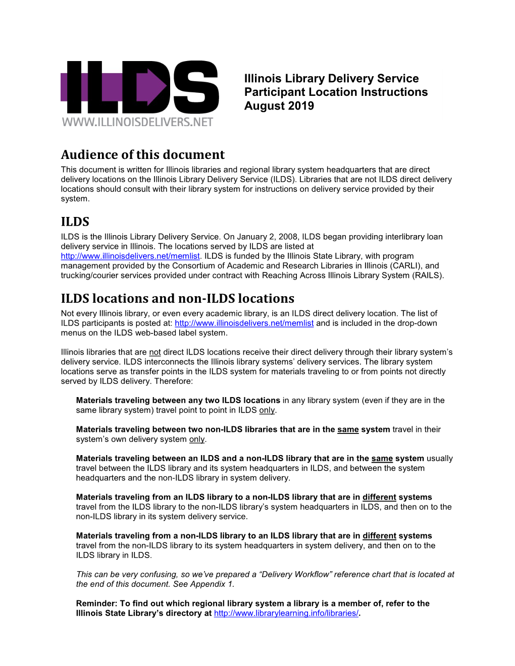 ILDS Instructions