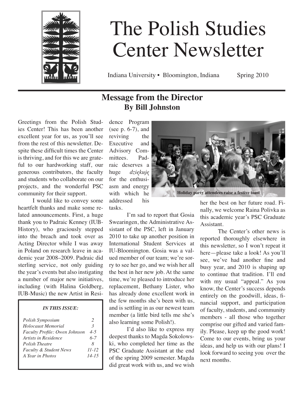 The Polish Studies Center Newsletter