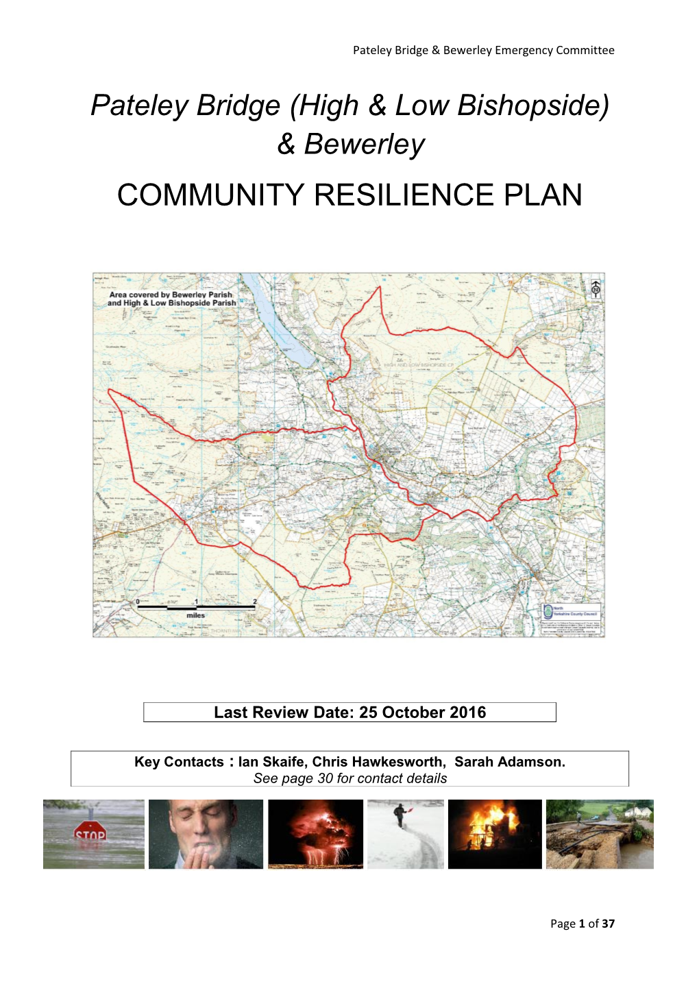 Community Resilience Plan