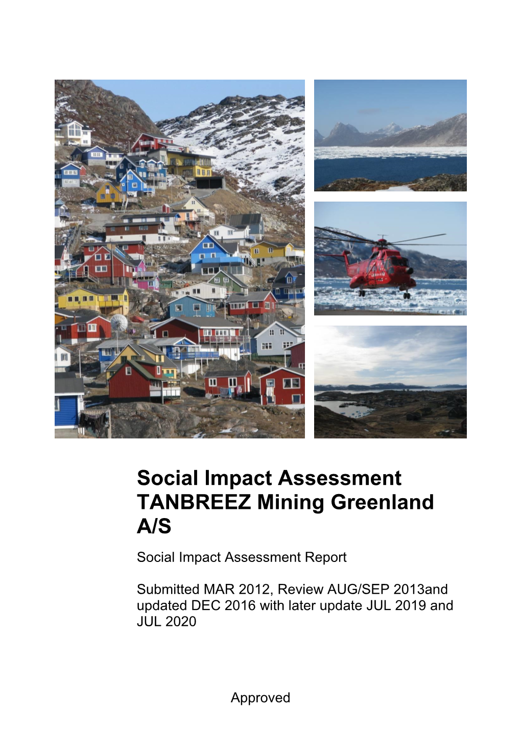 Social Impact Assessment TANBREEZ Mining Greenland A/S