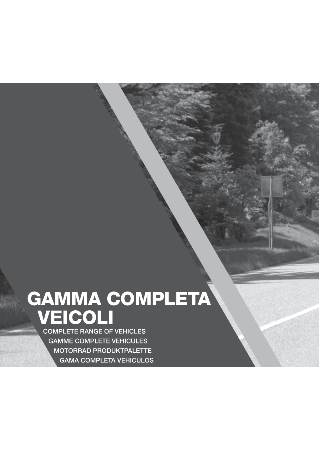 Gamma Completa Veicoli Complete Range of Vehicles Gamme Complete Vehicules Motorrad Produktpalette Gama Completa Vehiculos