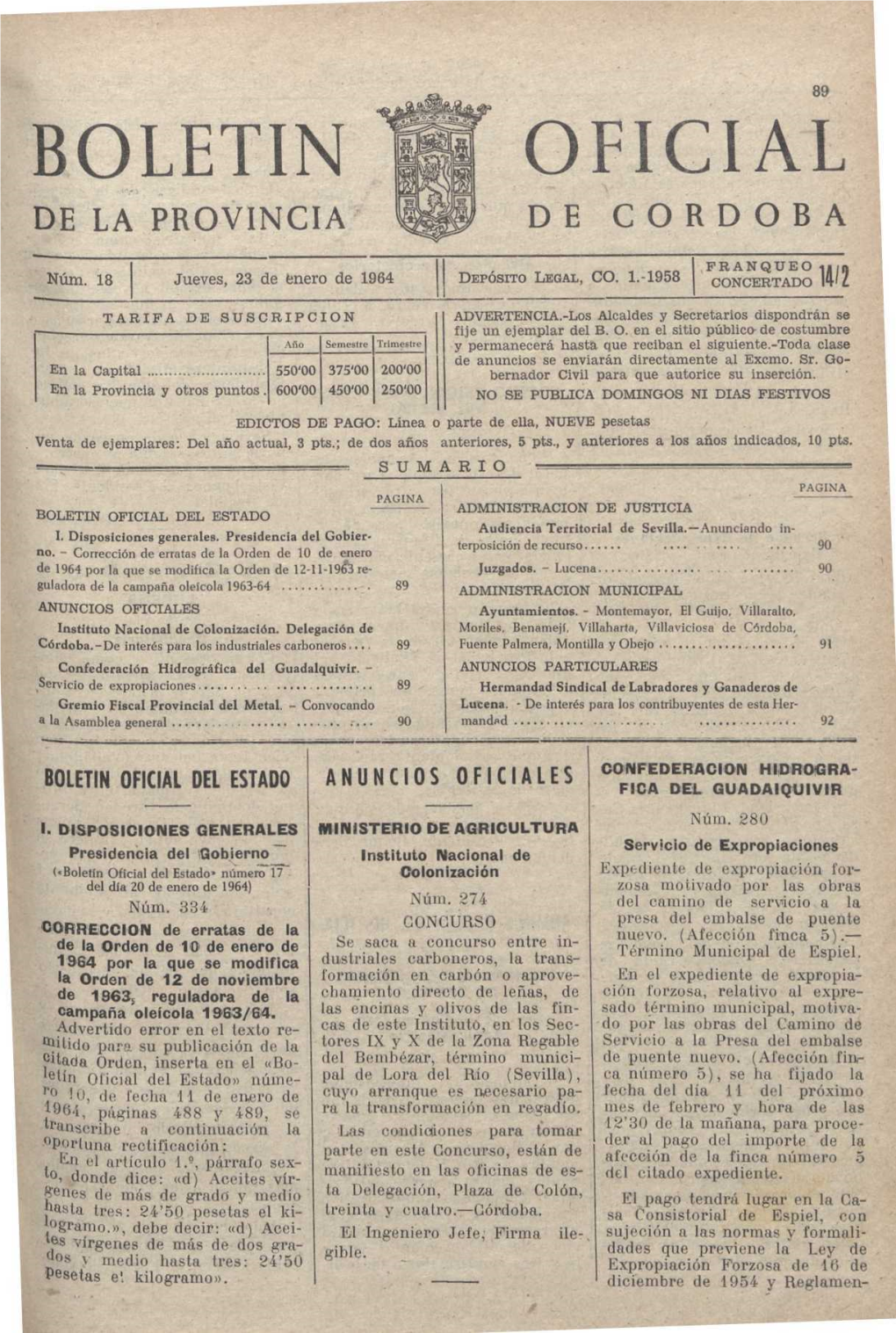 Boletin Oficial De La Provincia De Cordoba