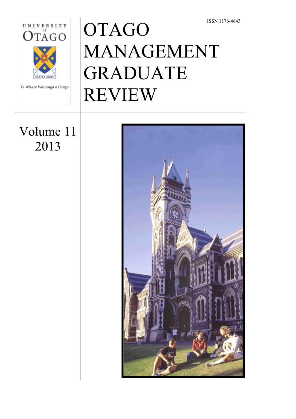 Otago Management Graduate Review