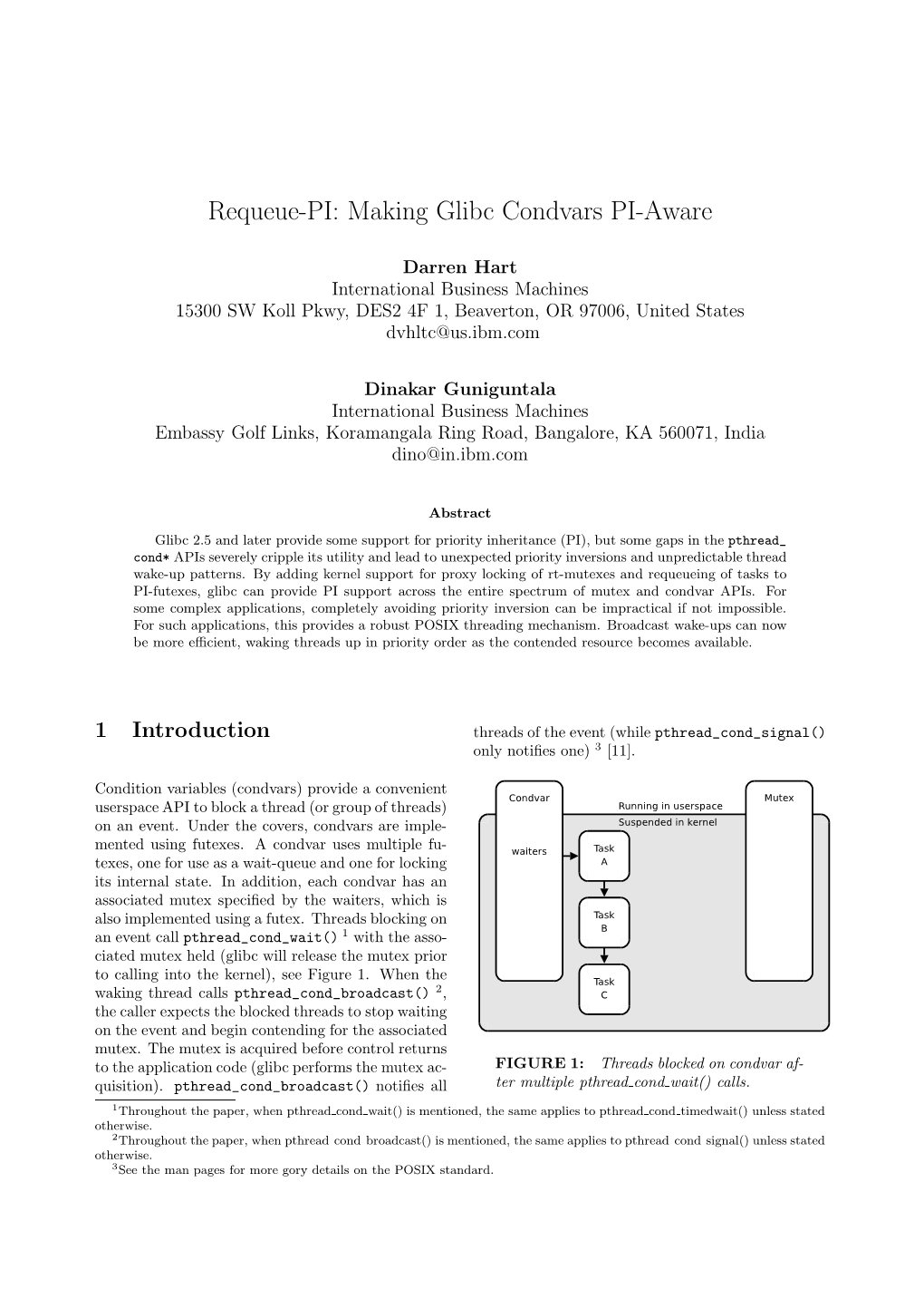 Requeue-PI: Making Glibc Condvars PI-Aware