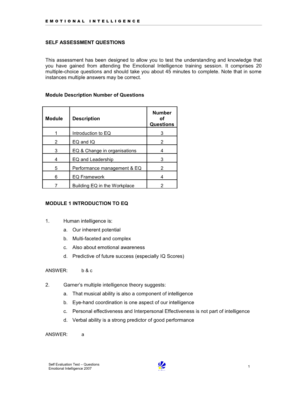 Project Management Questions