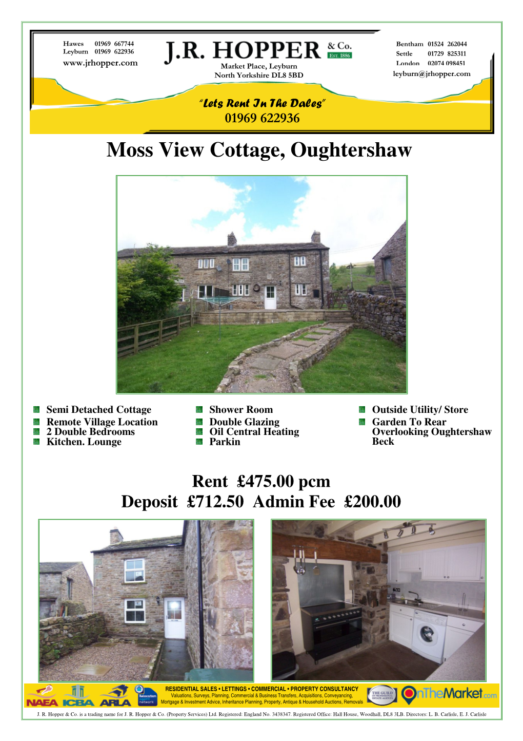 Moss View Cottage, Oughtershaw