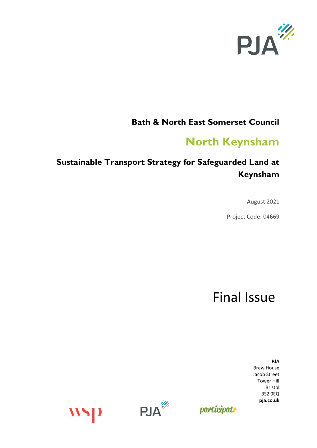 Sustainable Transport Strategy for Safeguarded Land at Keynsham