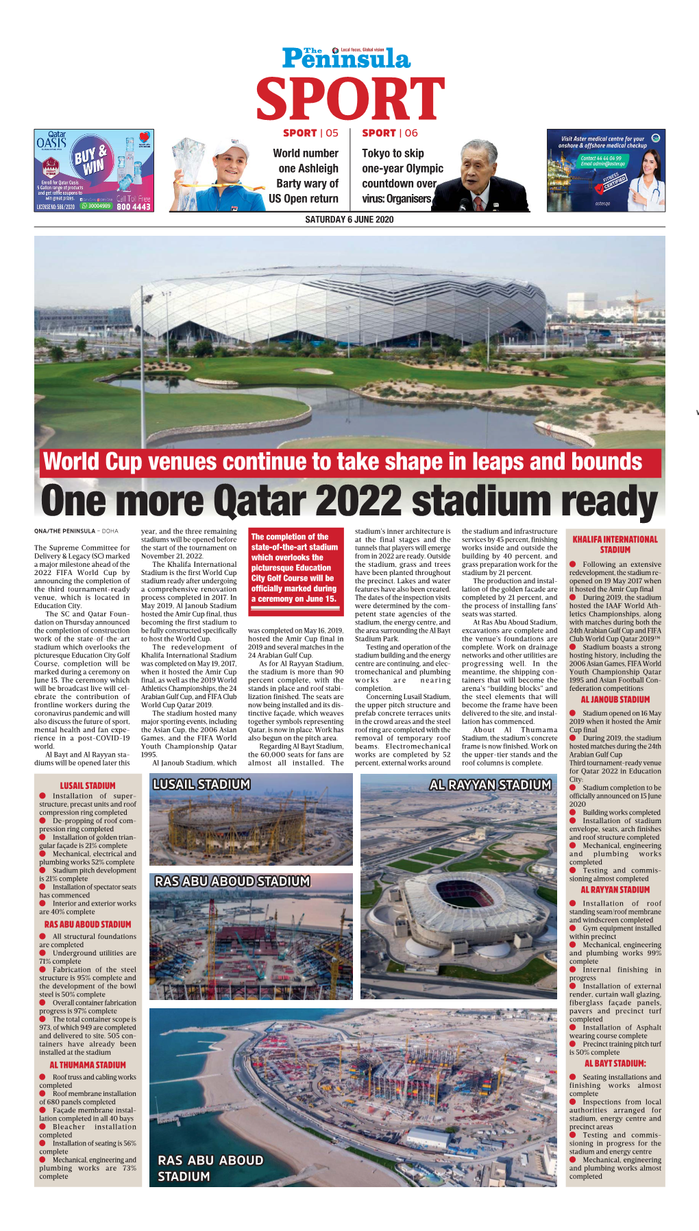 One More Qatar 2022 Stadium Ready