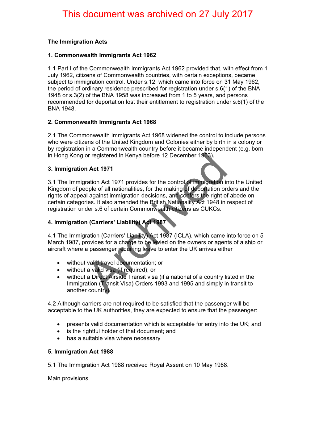 Commonwealth Immigrants Act 1962