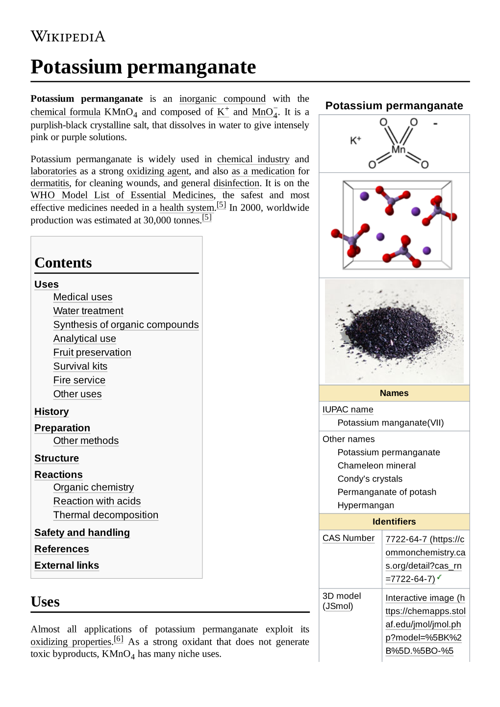 Potassium Permanganate