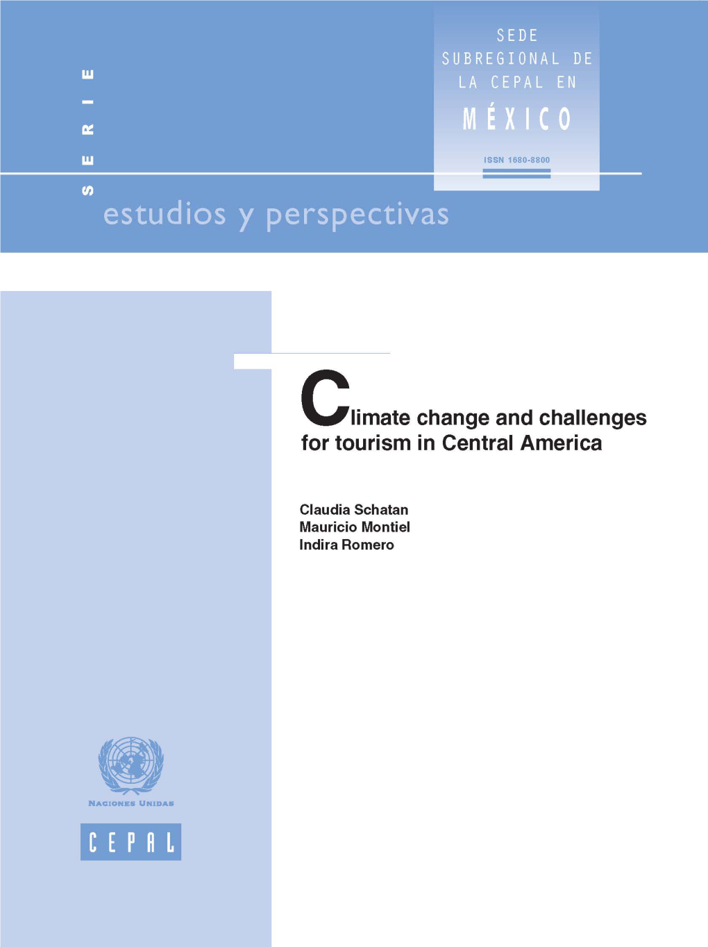 III. Tourism and Climate Change in Central America