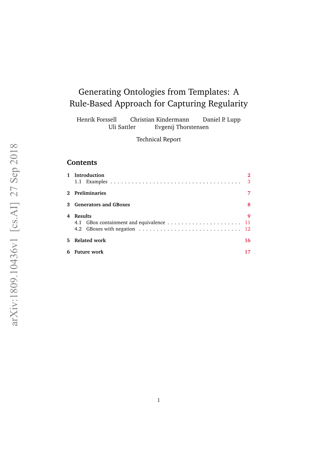 Generating Ontologies from Templates: a Rule-Based Approach for Capturing Regularity