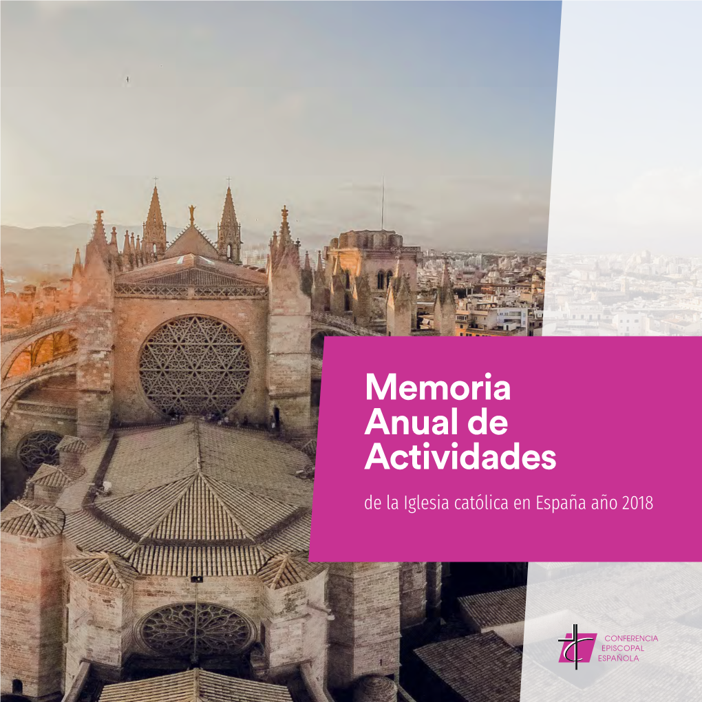 Memoria Anual De Actividades De La Iglesia Católica En España