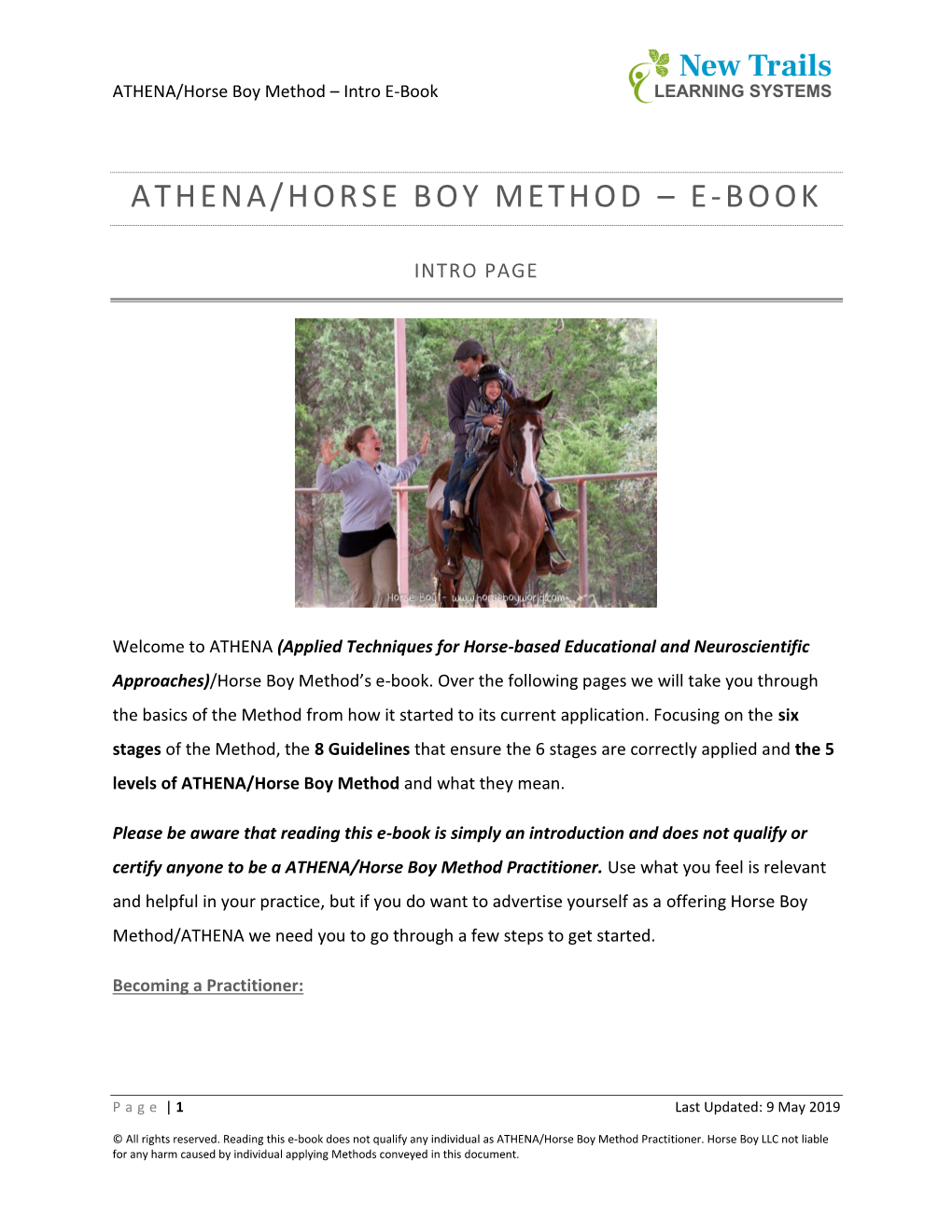 ATHENA/Horse Boy Method – Intro E-Book