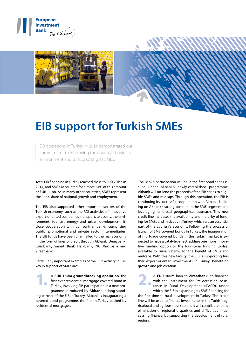 EIB Support for Turkish Smes