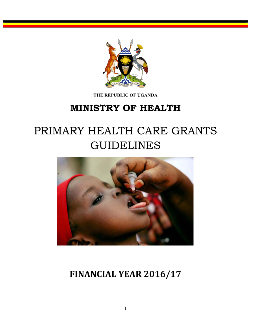Primary Health Care Grants Guidelines