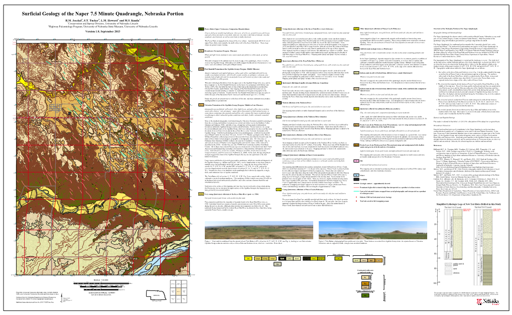 Surficial Geology of the Naper 7.5 Minute Quadrangle, Nebraska Portion