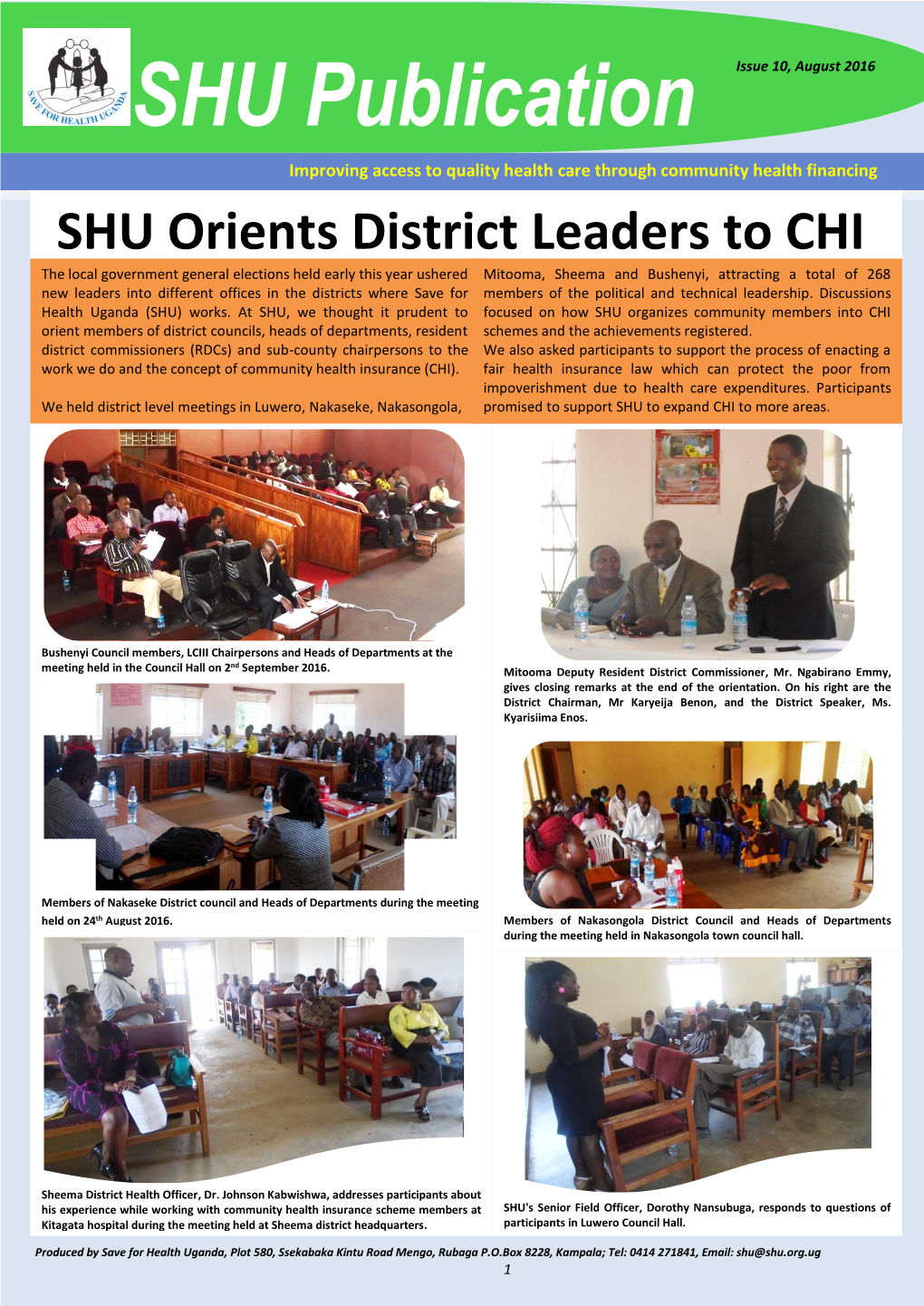 SHU Orients Local Government Leaders To