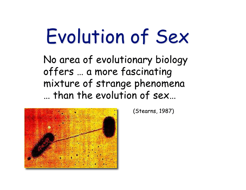 3. Evolution of Sex 2010.Pdf