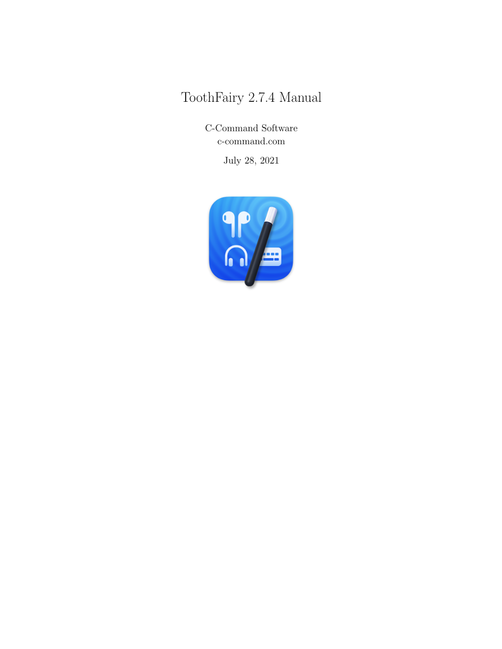 Toothfairy 2.7.4 Manual