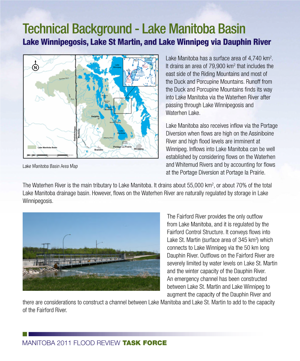 Lake Winnipegosis, Lake St Martin, and Lake Winnipeg Via Dauphin River