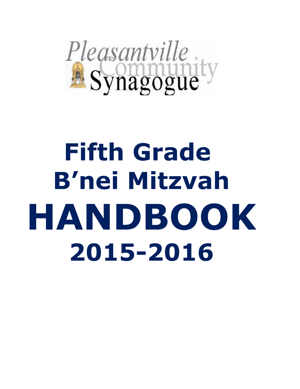 5Th Grade B Nei Mitzvah Parent Meeting