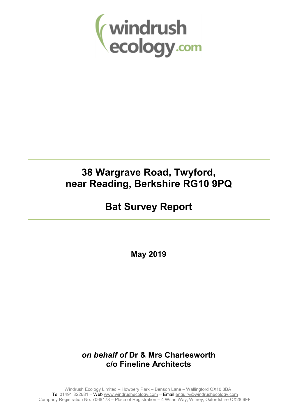 38 Wargrave Road, Twyford, Near Reading, Berkshire RG10 9PQ Bat