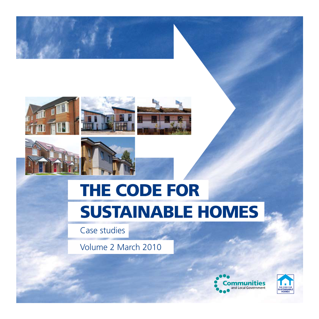 The Code for Sustainable Homes: Case Studies