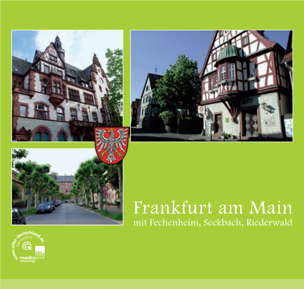 Frankfurt Am Main Mit Fechenheim, Seckbach, Riederwald