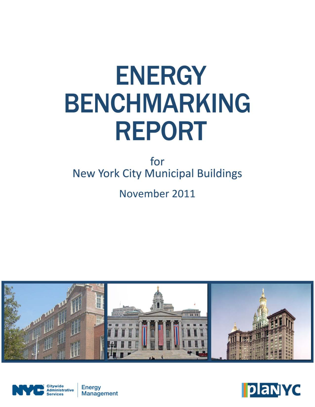 Benchmarking New York City's Municipal Building Portfolio