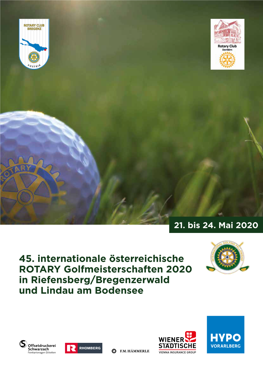 45. Internationale Österreichische ROTARY Golfmeisterschaften 2020