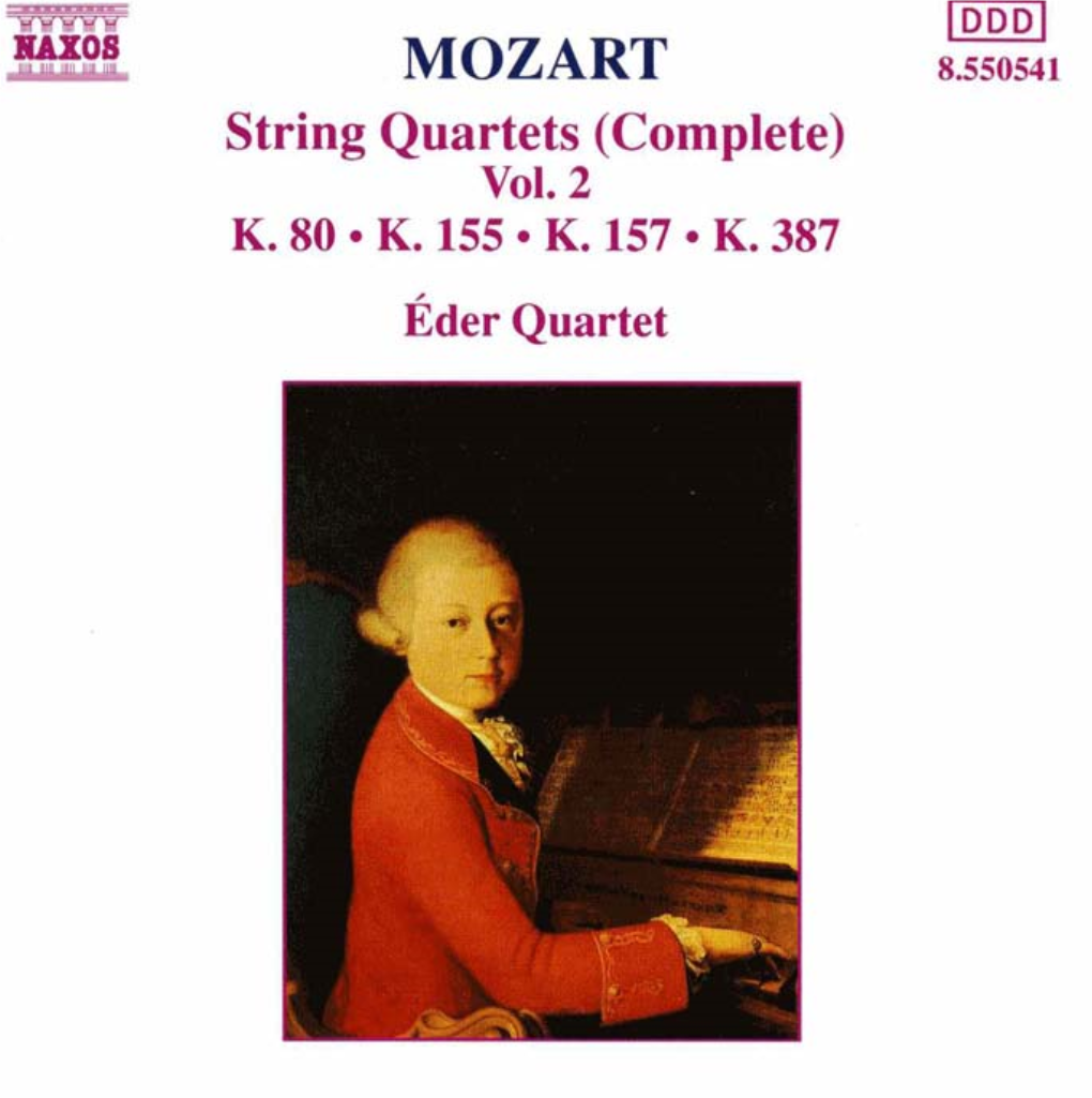 MOZART String Quartets (Complete) Vol