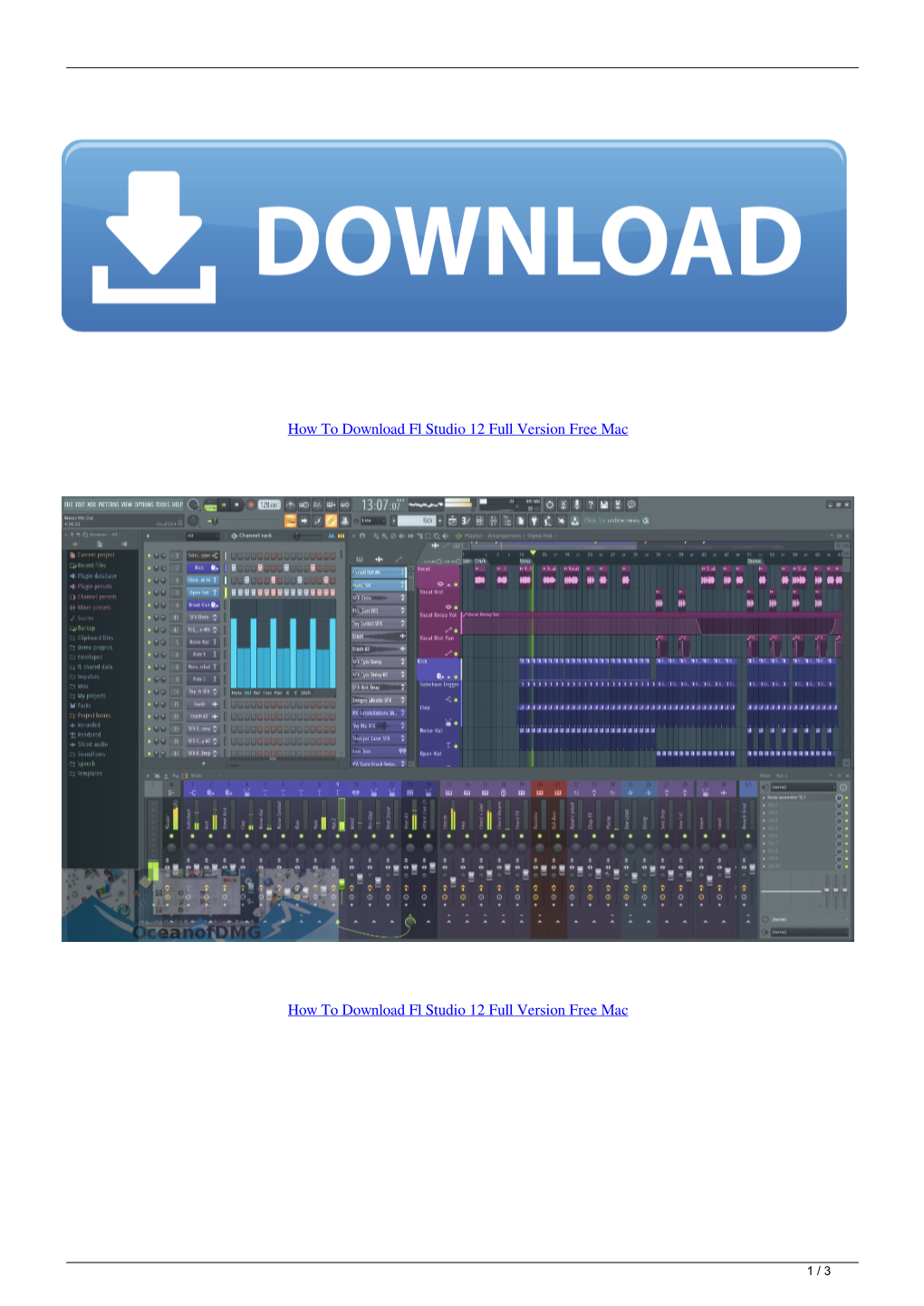How to Download Fl Studio 12 Full Version Free Mac