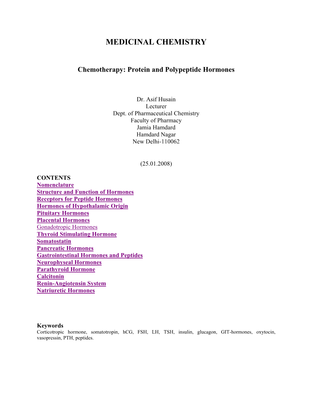 Revised Protein and Polypeptide Hormones.Pdf