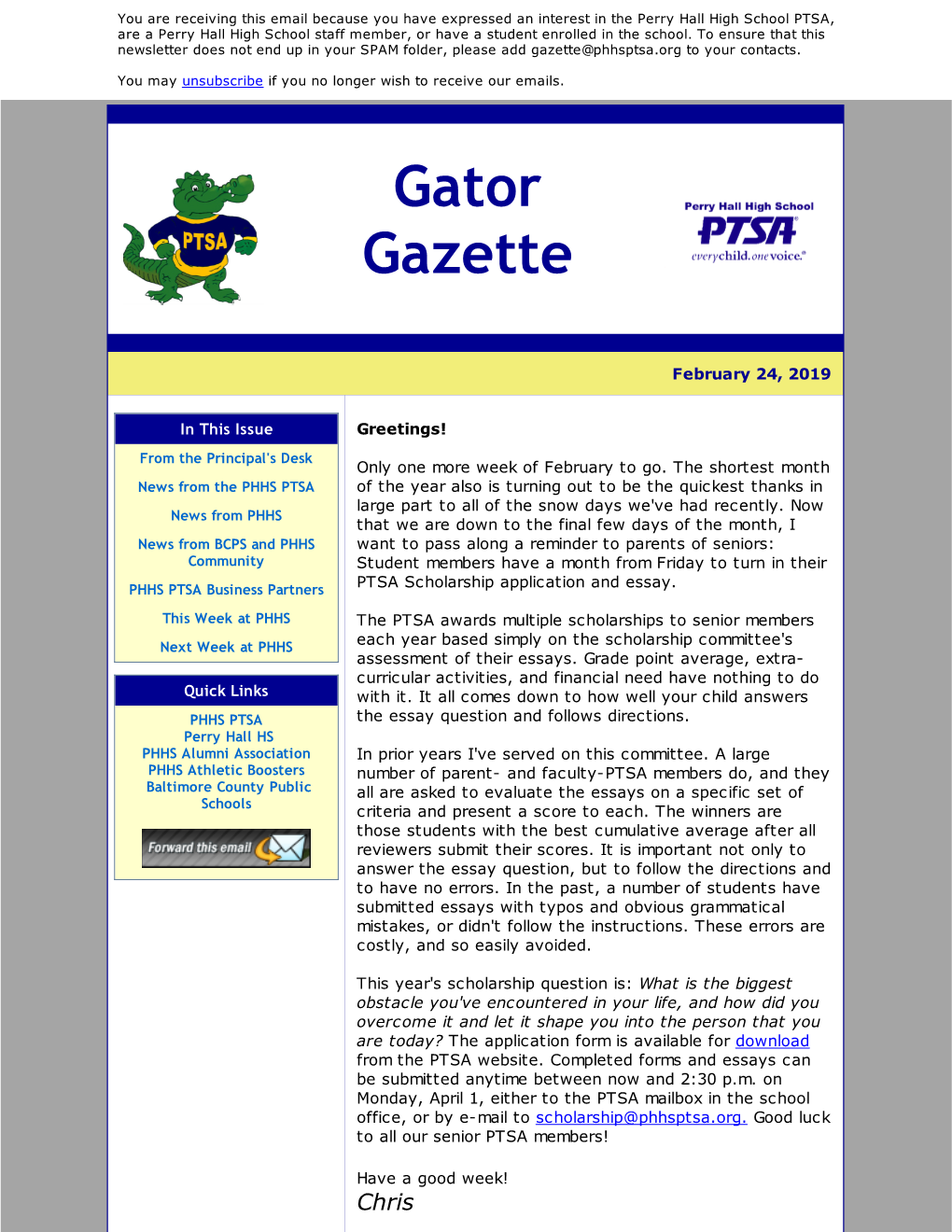 Gator Gazette