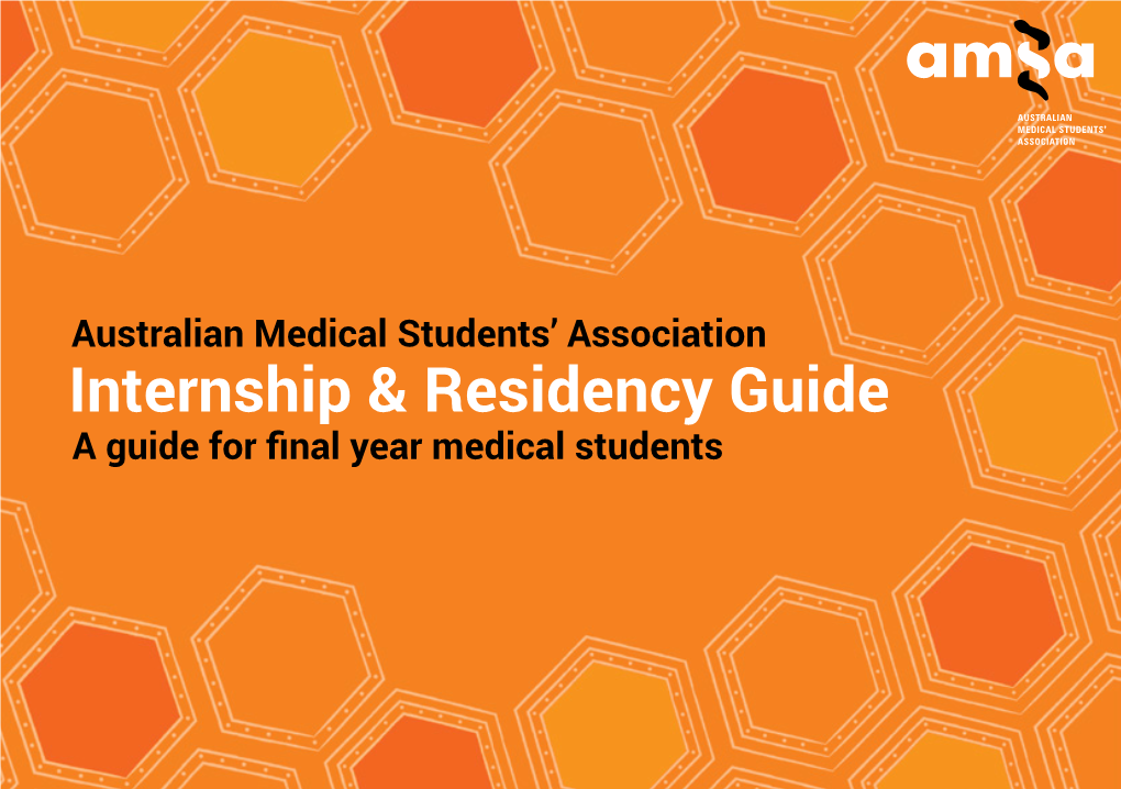 Internship & Residency Guide