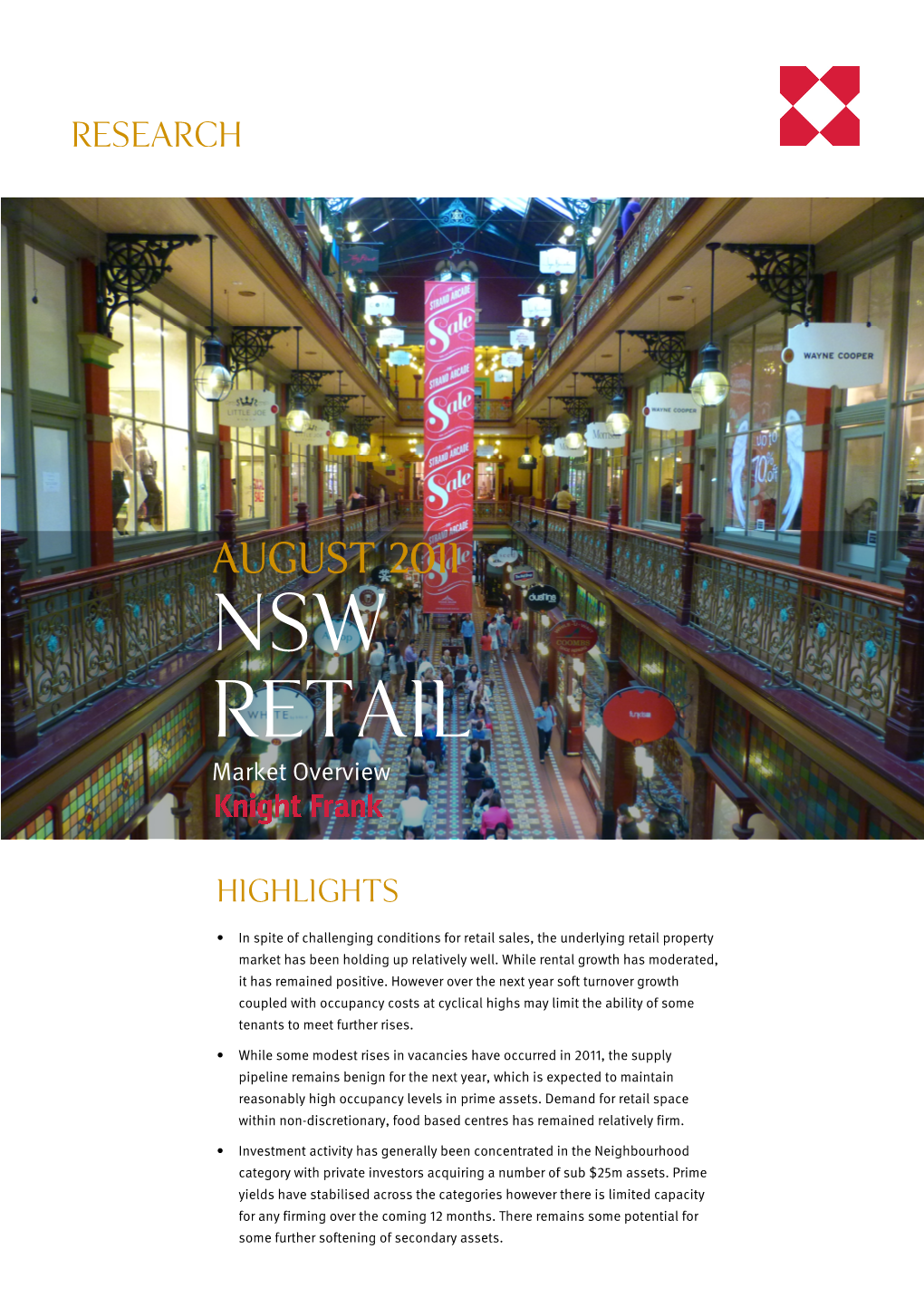 NSW RETAIL Market Overview