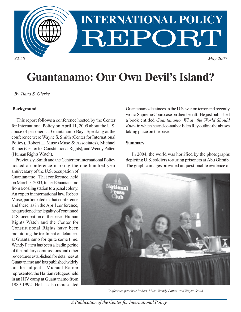 Guantanamo: Our Own Devil's Island?