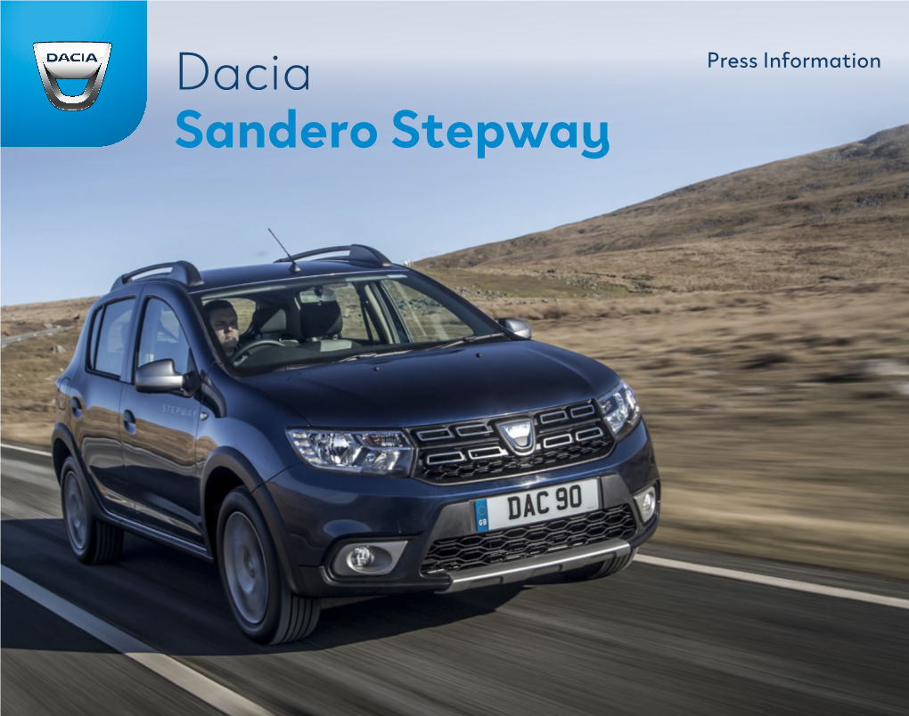 Dacia Sandero Stepway Press Information