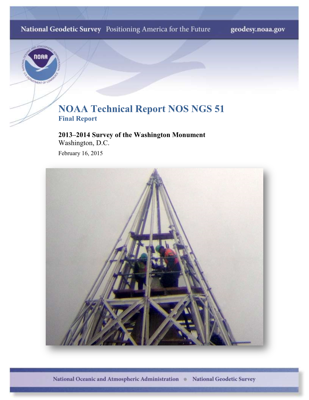 NOAA Technical Report NOS NGS 51