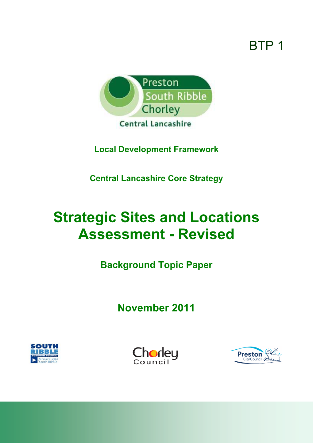 Central Lancashire Core Strategy