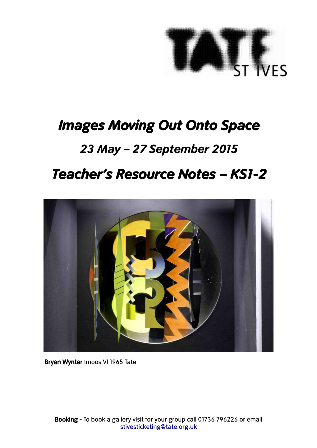 Images Moving out Onto Space Teacher's Resource Notes