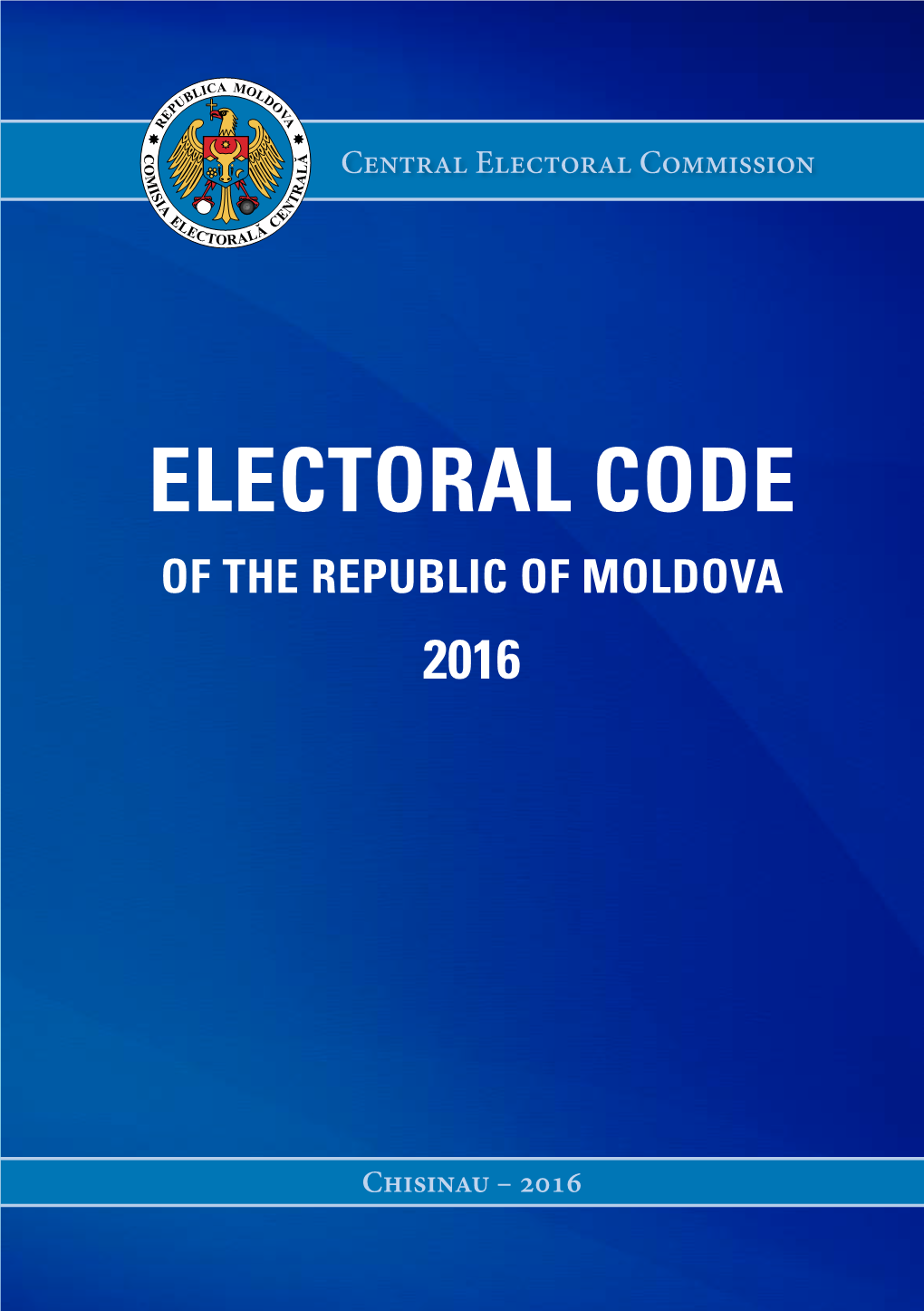 Electoral Code of the Republic of Moldova 2016
