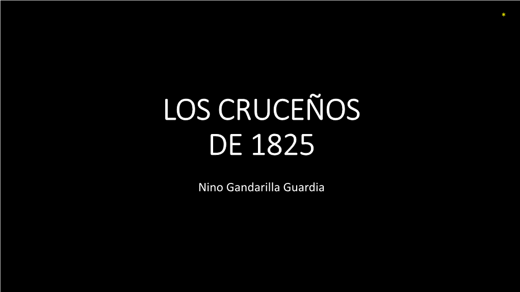 Los Cruceños De 1825.Pdf