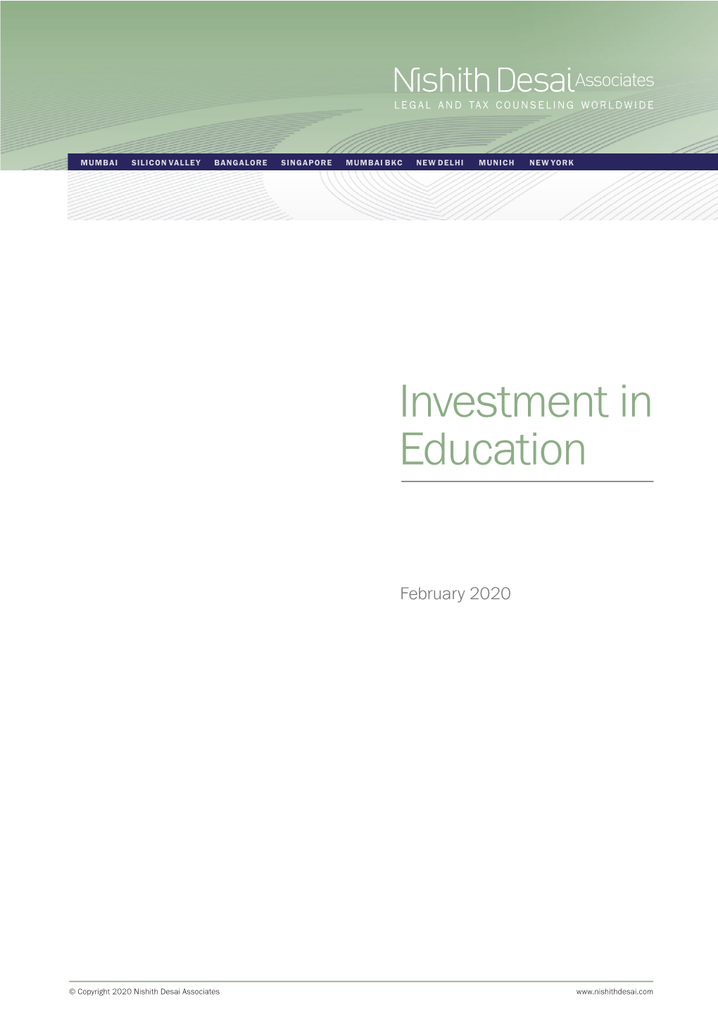 Investment in Education