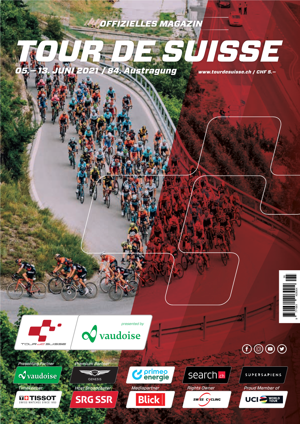 Tds Magazine-A4.Indd 1 06.04.21 11:03 Impressum Die Tour De Suisse Rollt Wieder Durch Das Land