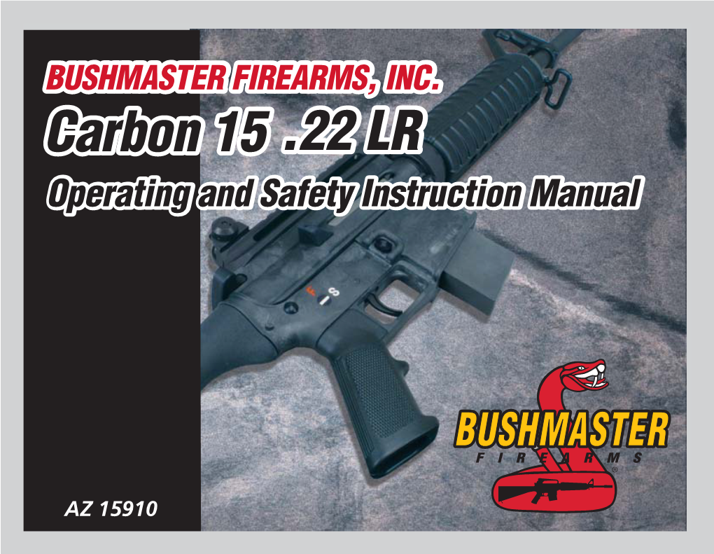 Bushmaster Carbon 15 .22LR Rifle
