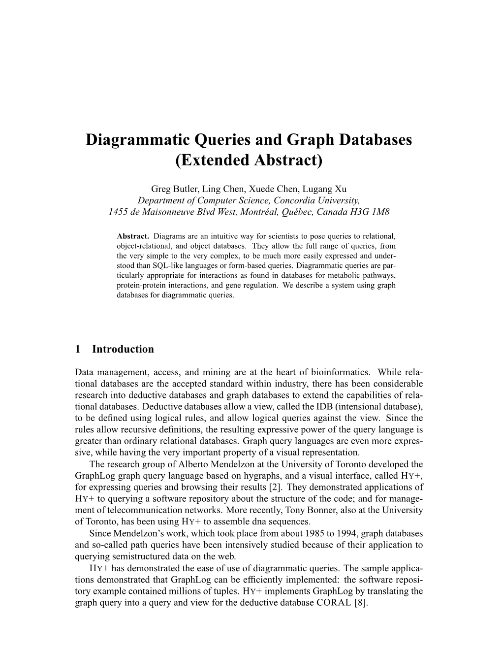 Diagrammatic Queries and Graph Databases (Extended Abstract)